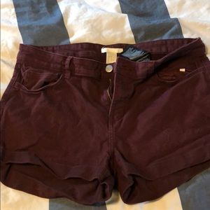 Maroon Shorts